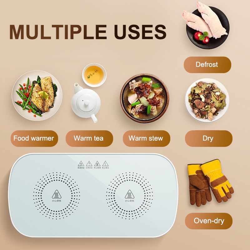 Fondue Set Electric - Plateau chauffant électrique pour aliments, plaque