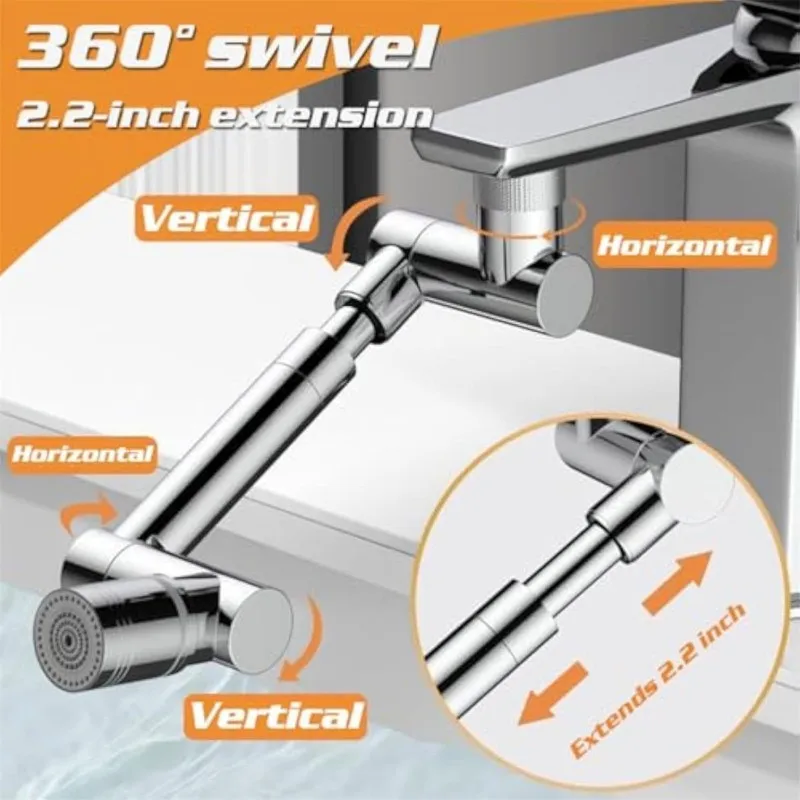 Kitchen Appliances Bundle - 1440 Aérateur de Robinet Extensible en